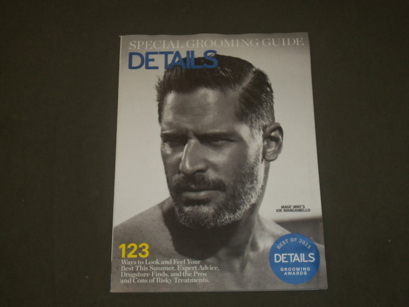 2015 JUNE/JULY DETAILS MAGAZINE - JOE MANGANIELLO COVER - B 1680