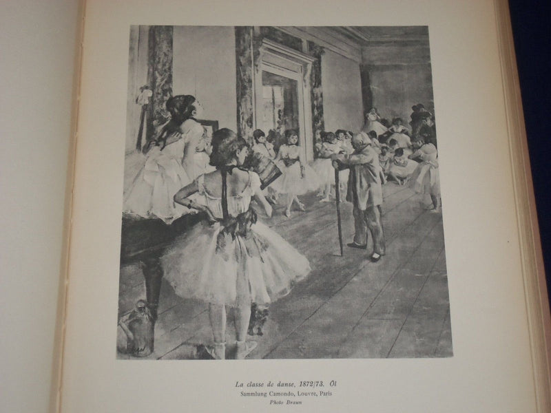 1924 DEGAS BOOK JULIUS MEIER GRAEFE - GERMAN TEXT - 62 ILLUSTRATIONS - KD 2426