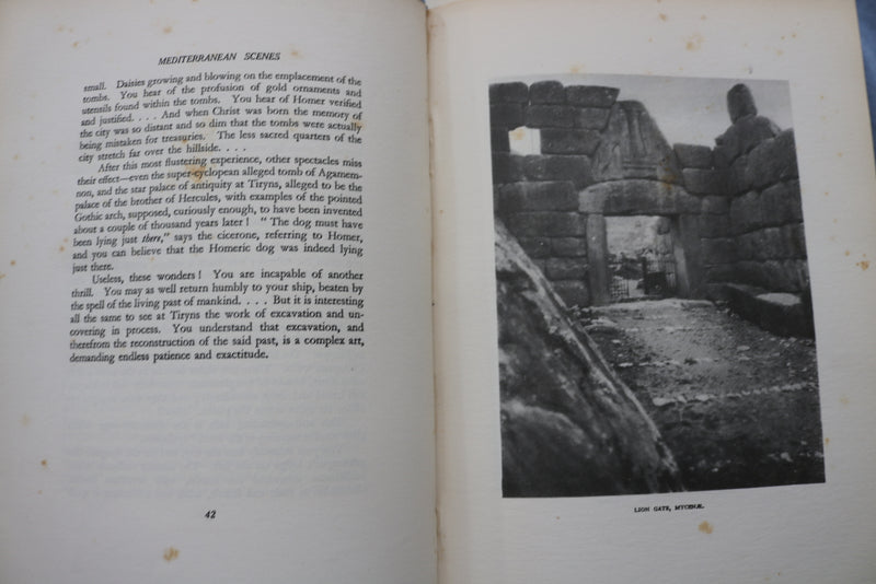 1928 MEDITERRANEAN SCENES LIMITED EDITION BOOK BY ARNOLD BENNETT - KD 9490