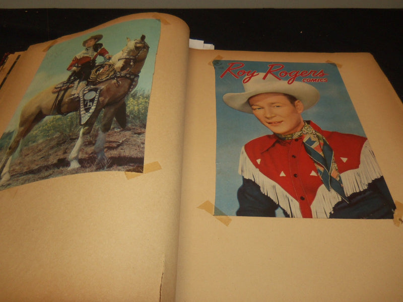 HOLLYWOOD MOVIE STARS SCRAPBOOK - AUTRY - ROGERS - 40A