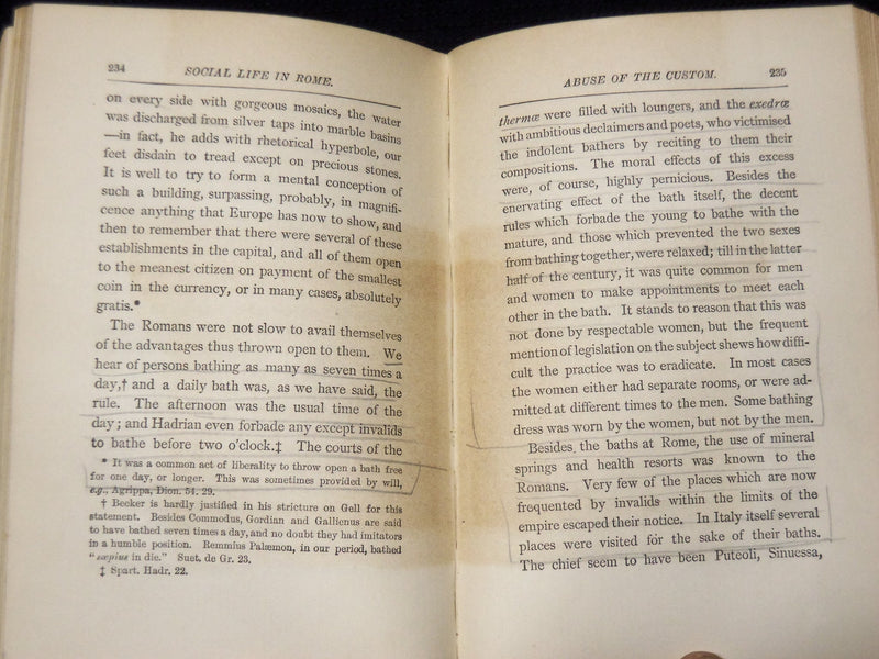 1888 SOCIETY IN ROME UNDER THE CAESARS BOOK BY WILLIAM RALPH INGE - KD 9423