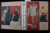 1950'S PHOTOPLAY MAGAZINE PIN-UPS SCRAPBOOK - E 24894