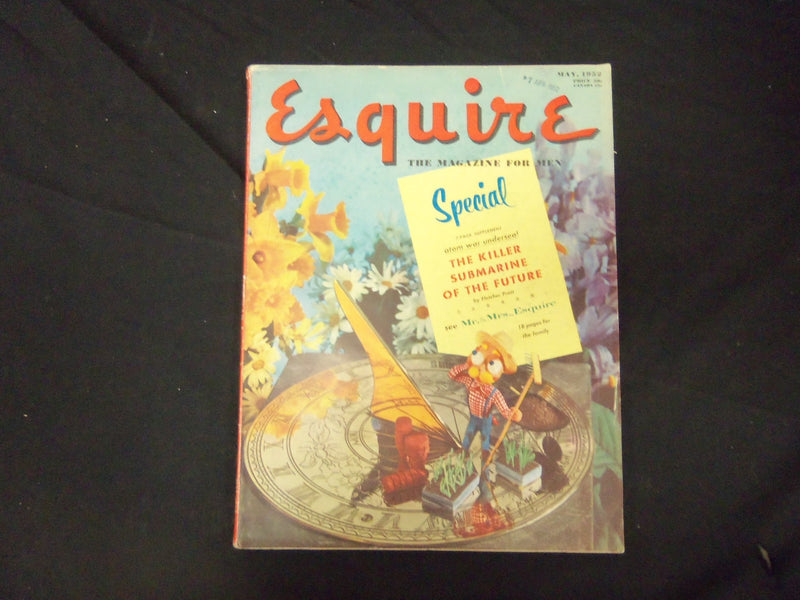 1952 MAY ESQUIRE MAGAZINE - GREAT COVER, PHOTOS AND ADS - ST 2696
