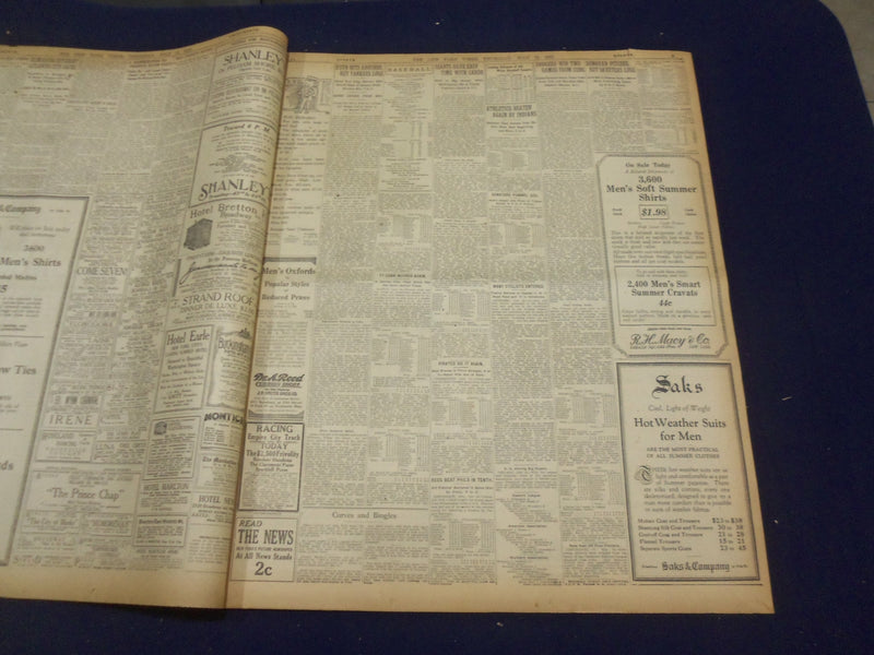 1920 JULY 15 NEW YORK TIMES - COX RETORTS TO HARDING ON LEAGUE - NT 9330