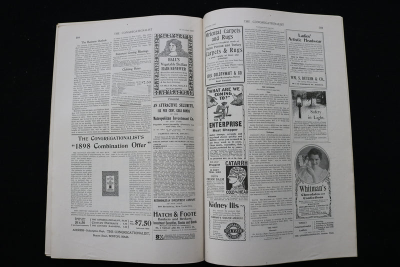 1897 OCTOBER 21 THE CONGREGATIONALIST MAGAZINE - REV. CHARLES M. LAMSON - K 2348