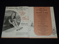 1939 THE INCOMPARABLE SONJA HENIE TOUR PROGRAM - NICE PHOTOS - J 7272