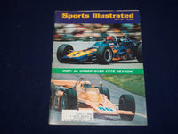1971 JUNE 7 SPORTS ILLUSTRATED MAGAZINE- AL UNSER OVER PETE REVSON COVER-SP 9646