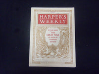 1916 APRIL 22 HARPER'S WEEKLY MAGAZINE - NICE PHOTOS & ILLUSTRATIONS - ST 2523