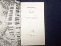 1971 UPSTATE NORTHERN NEW YORK HARDCOVER BOOK BY EDMUND WILSON - KD 8789