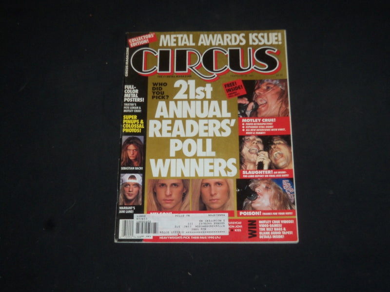 1991 FEBRUARY 28 CIRCUS MAGAZINE - 21ST ANNUAL READERS' POLL WINNERS - SP 7635
