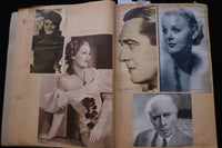 1930'S HOLLYWOOD SCRAPBOOK - JEAN HARLOW - GARY COOPER - E 24949