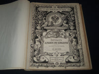 1883 INITIALEN ALPHABET UND RANDLEISTEN VOLUME BY CARL HRACHOWINA - Z 50