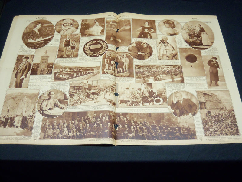 1923 JULY 8 NEW YORK TIMES PICTURE SECTION NO. 4 & 5 - DEMPSEY- GIBBONS- NT 8846