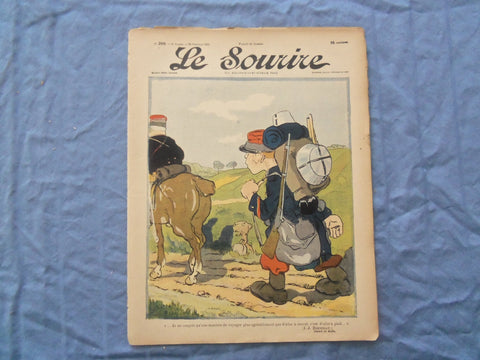 1903 OCT 24 LE SOURIRE MAGAZINE - ILLUSTRATED COMEDY - FRENCH TEXT - SP 4865Y