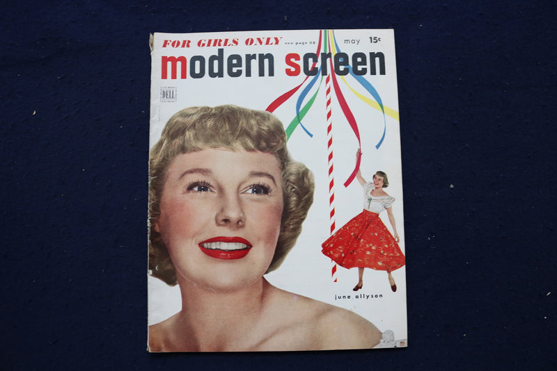 1950 MAY MODERN SCREEN MAGAZINE - JUNE ALLYSON COVER - E 17303