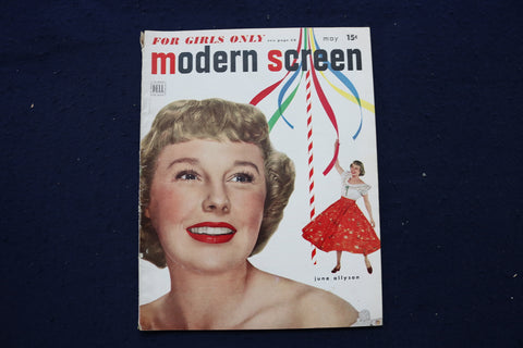 1950 MAY MODERN SCREEN MAGAZINE - JUNE ALLYSON COVER - E 17303