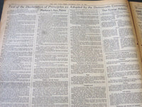 1940 JULY 18 NEW YORK TIMES - ROOSEVELT RENOMINATED ON FIRST BALLOT - NT 5912