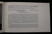 1961 MAY 5 & 22 LONDON SYMPHONY ORCHESTRA PROGRAMS - LOT OF 2 - K 1911