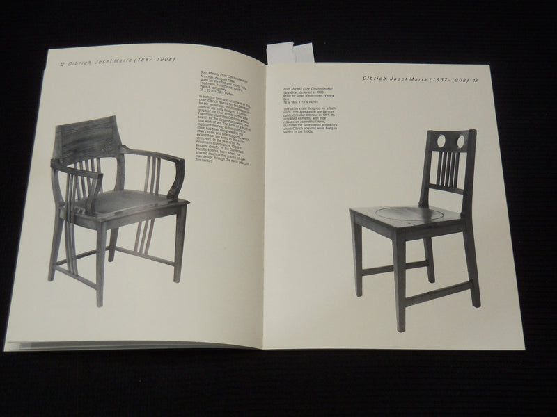 1984 MACKINTOSH TO MOLLINO - CHAIR DESIGN BOOK BY DEREK OSTERGARD - K 2156