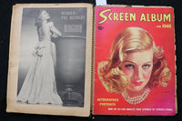 1930'S MOVIE STARS SCRAPBOOK, LOADED - GINGER ROGERS - HUMPHREY BOGART - E 24900