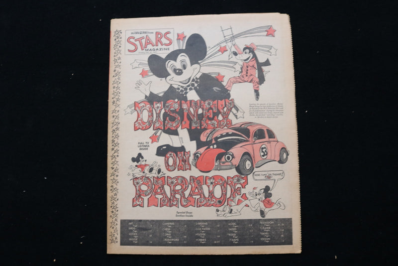1971 FEBRUARY 21 STARS MAGAZINE - DISNEY ON PARADE COVER - E 25705