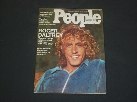 1975 DECEMBER 15 PEOPLE MAGAZINE - ROGER DALTREY - B 4794
