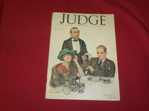 1922 JUNE 24 JUDGE MAGAZINE - MARY HAD A LITTLE LAMB - ILLUSTRATIONS - B 6112