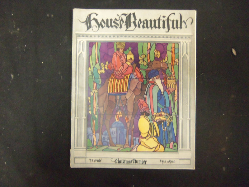 1922 DECEMBER HOUSE BEAUTIFUL MAGAZINE - GREAT PHOTOS & ADS - ST 3679