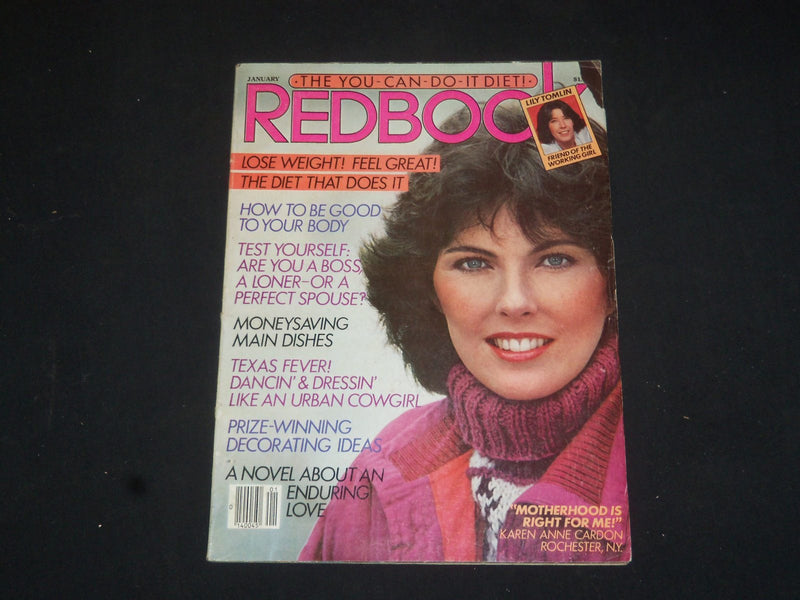 1981 JANUARY REDBOOK MAGAZINE - KAREN ANNE CARDON COVER - SP 6008