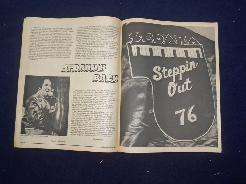 1976 AUGUST 27 BUGLE AMERICAN MAGAZINE - SPECIAL MUSIC ISSUE - J 9450
