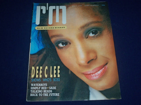 1985 DEC 5 RECORD MIRROR MAGAZINE - DEE C LEE COVER - WHITNEY HOUSTON - J 958