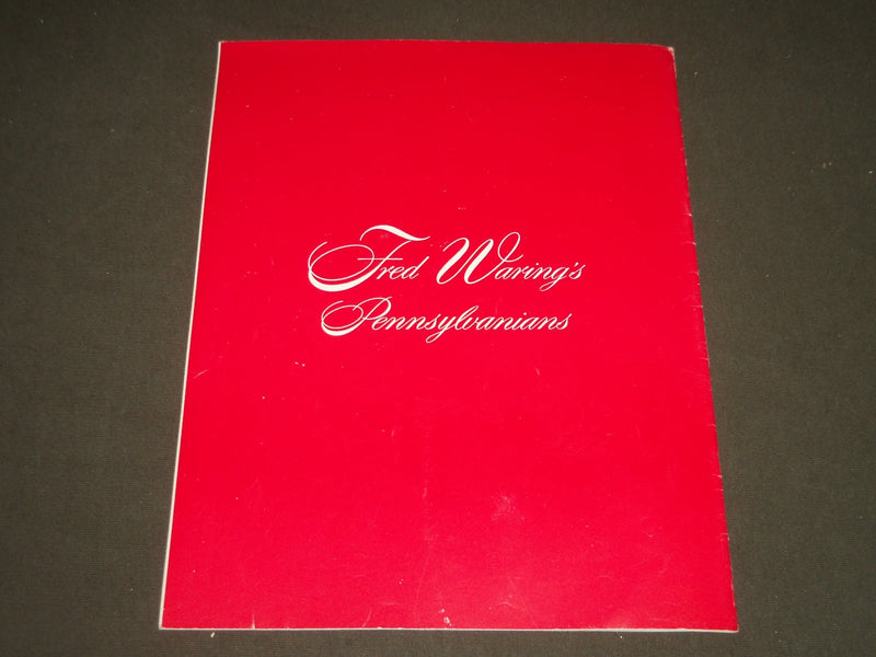 1953 FRED WARING'S PENNSYLVANIANS SOUVENIR PROGRAM - NICE PHOTOS - ST 4774