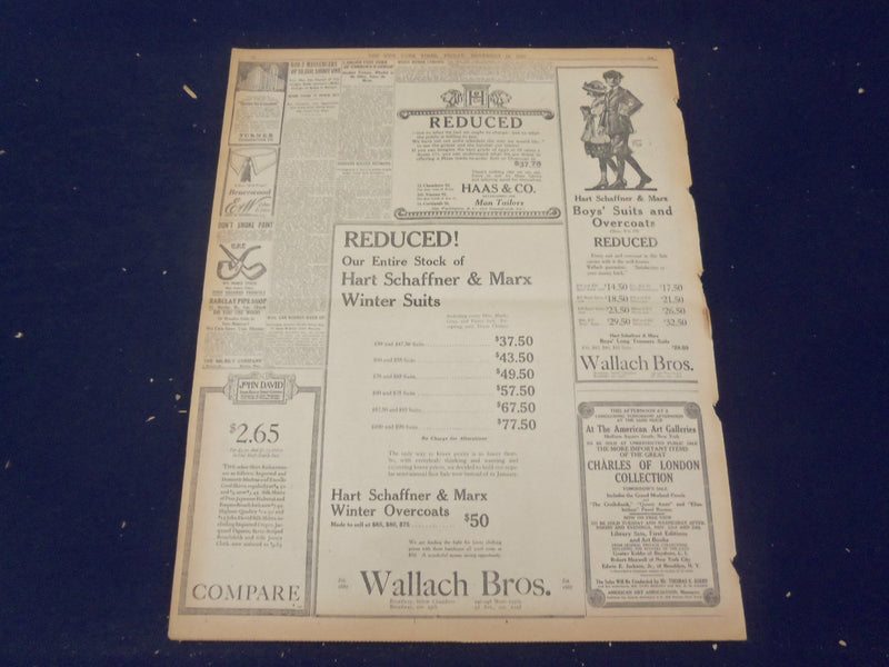 1920 NOVEMBER 19 NEW YORK TIMES - BUILDERS BACKED BOSS BRINDELL - NT 8467