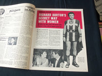 1962 SEP THE NATIONAL POLICE GAZETTE MAGAZINE-LIZ TAYLOR -RICHARD BURTON- B 5716