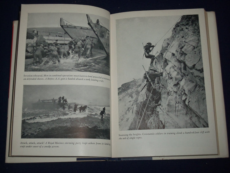 1943 COMBINED OPERATIONS STORY OF COMMANDOS BOOK - NICE PHOTOS - KD 2254