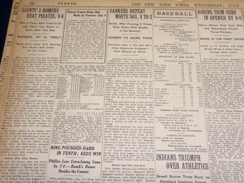 1923 JULY 11 NEW YORK TIMES - GOMPERS MOVES TO UNIONIZE STEEL INDUSTRY - NT 7744
