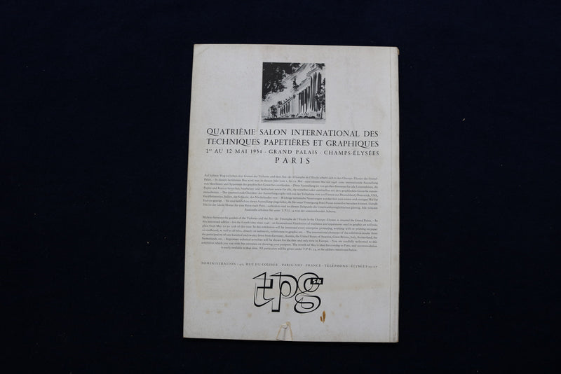 1954 MARCH GEBRAUCHS GRAPHIK MAGAZINE - GERMAN/ENGLISH TEXT - E 11234