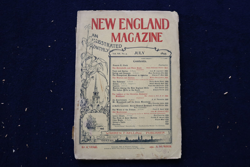 1893-1916 NEW ENGLAND MAGAZINE - LOT OF 7 - O 3549