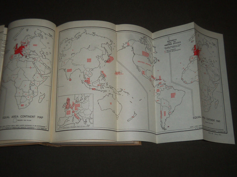 1924-1929 COMMERCE YEARBOOK LOT OF 5 - NICE FOLD OUT MAPS - KD 4283