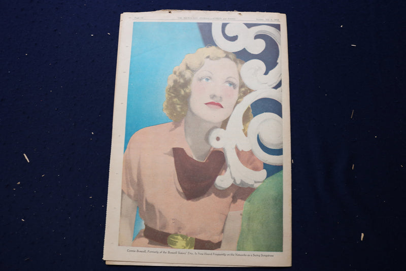 1938 JULY 3 SCREEN & RADIO MAGAZINE - MARIE WILSON COVER - E 23074
