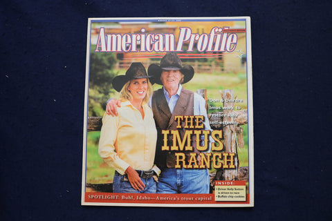 2005 AUGUST 21-27 AMERICAN PROFILE MAGAZINE - DON & DEIRDRE IMUS COVER - E 18438