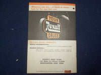 1956 REXALL FAMILY ALMANAC AND MOON BOOK SOFTCOVER -GLORIA DEHAVEN COVER- J 9769