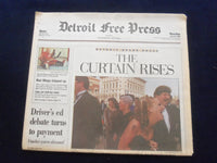 1996 APRIL 22 DETROIT FREE PRESS NEWSPAPER - DETROIT OPERA HOUSE OPENS - NP 7259