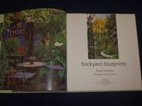 2002 BACKYARD BLUEPRINTS STYLE DESIGN HARDCOVER BOOK BY DAVID STEVENS - KD 2758