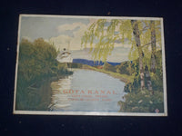 1924 GOTA KANAL SWEDEN PHOTOBOOK - J 4730