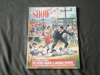1967 JULY-AUGUST SHOW MAGAZINE - NICE ILLUSTRATED COVER - B&W PHOTOS - B 794