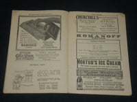 1918 GAIETY THEATRE PROGRAMS LOT OF 2 - EARL CHRISTY COVER - SICK-A-BED - J 5685