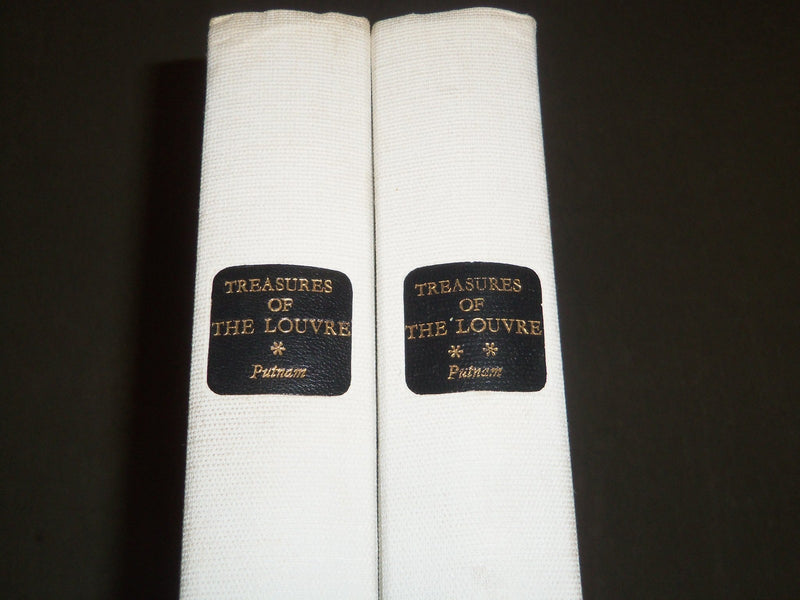 1966 TREASURES OF THE LOUVRE VOLUME 1 & 2 - PRINTED IN FRANCE - KD 1029