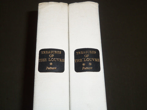 1966 TREASURES OF THE LOUVRE VOLUME 1 & 2 - PRINTED IN FRANCE - KD 1029