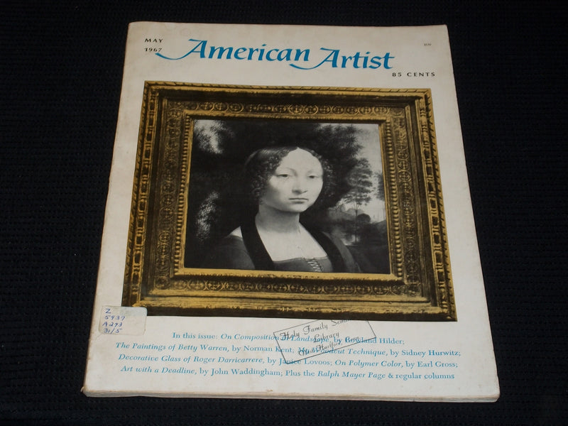 1967 MAY AMERICAN ARTIST MAGAZINE VERY NICE ART COVER & CONTENT - E 2125